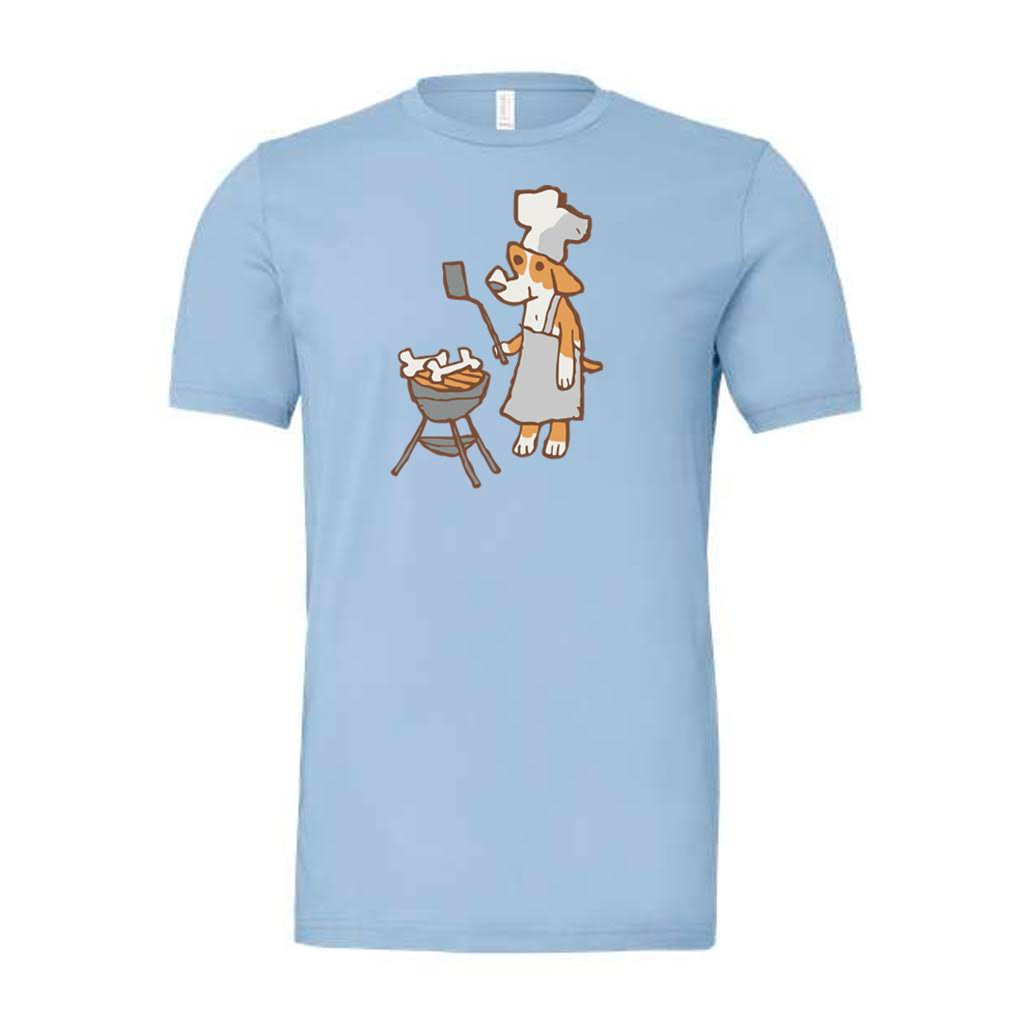 BBQ Dog Adult Tee Shirt