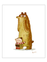 Hug Bear Print