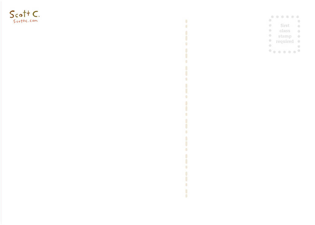 Hug Machine: We Love Our Post Office Postcard