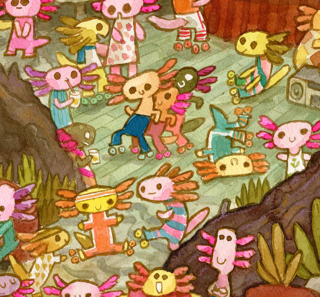 Little Axos Roller Party