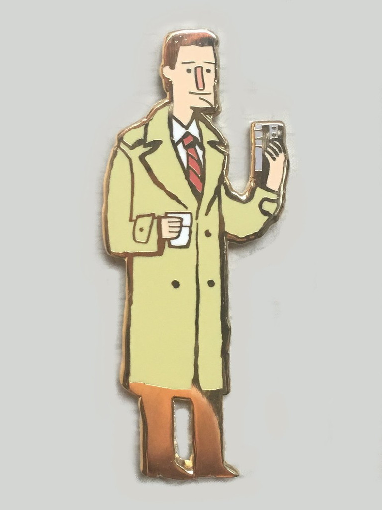 Agent Coop Enamel Pin