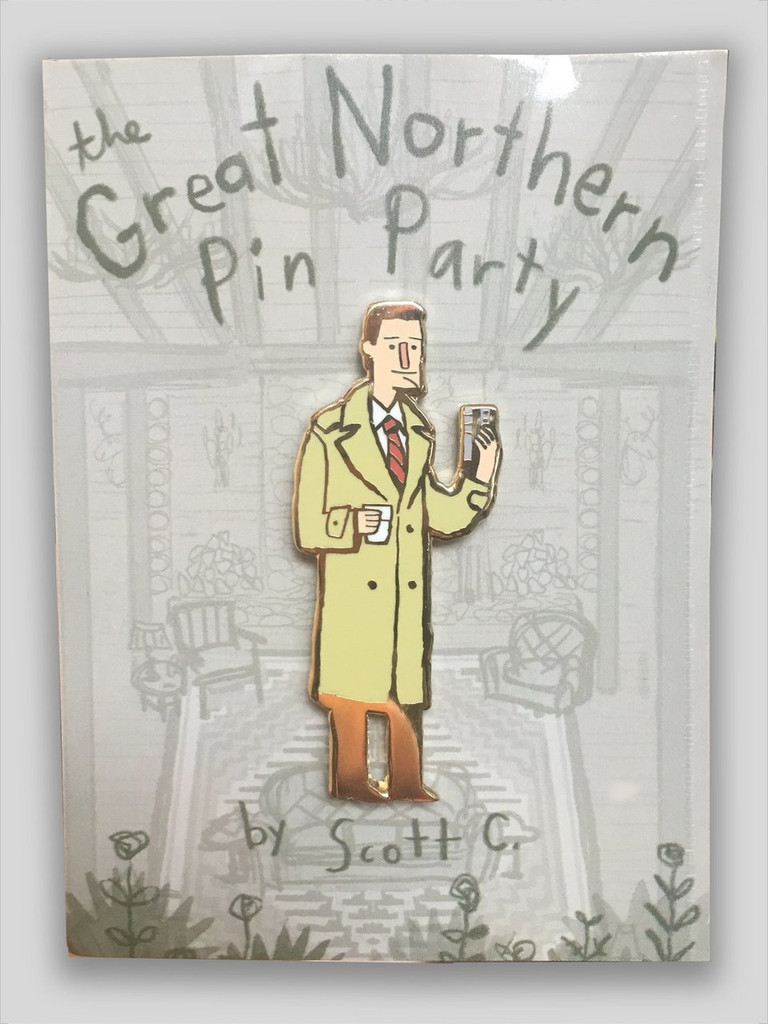 Agent Coop Enamel Pin