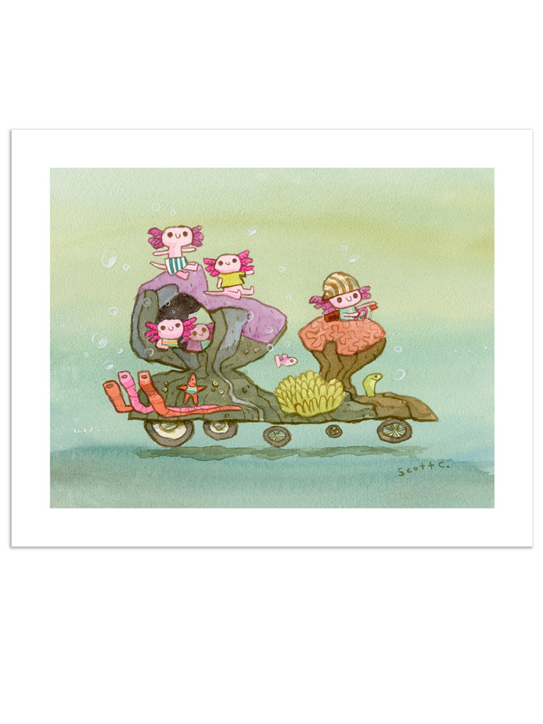 Coral Cars: Axolotls