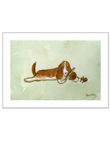 Violin Dog Print 