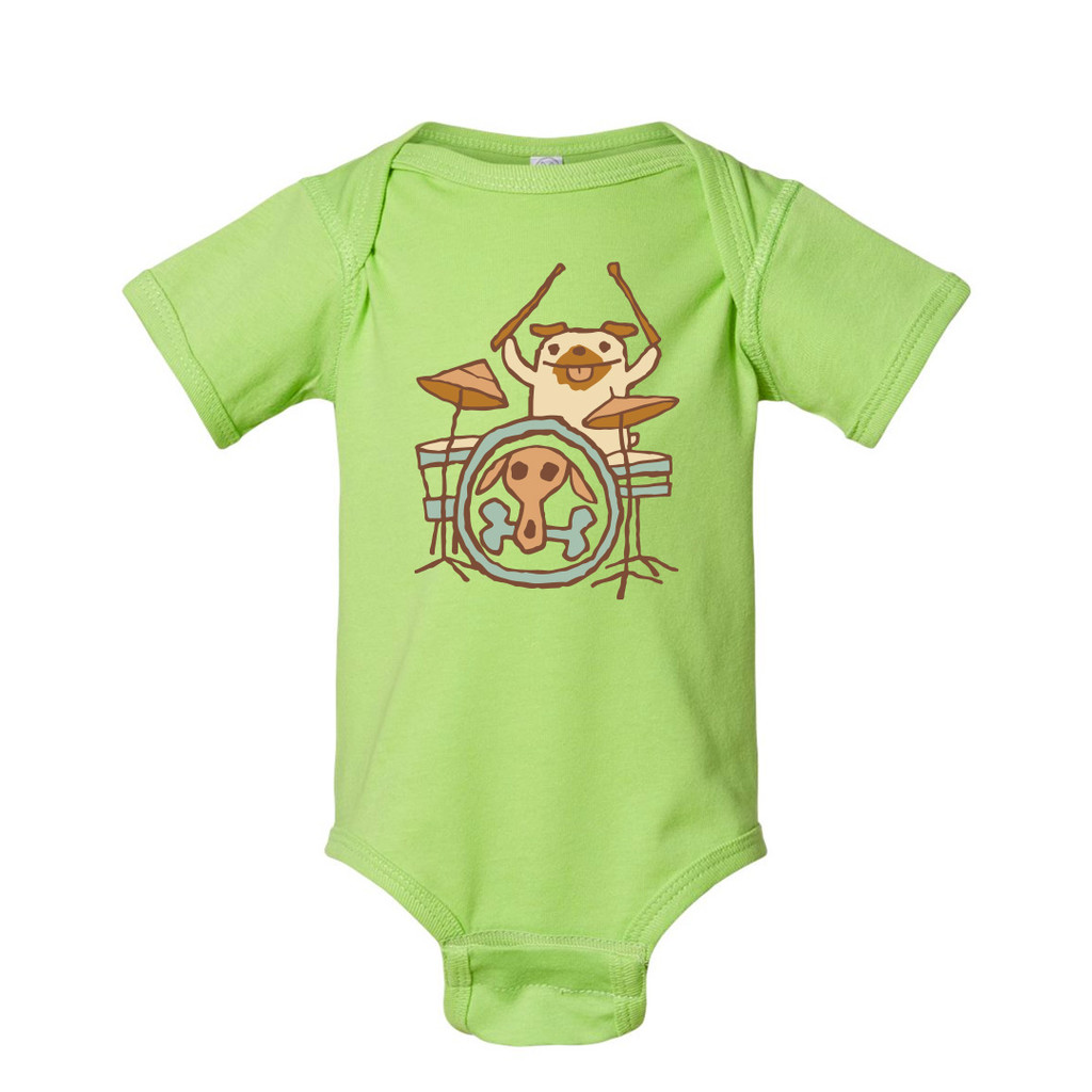 Drummer Dog Infant One Piece