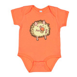 Hedgehog Enjoying Ice Cream  Infant One Piece