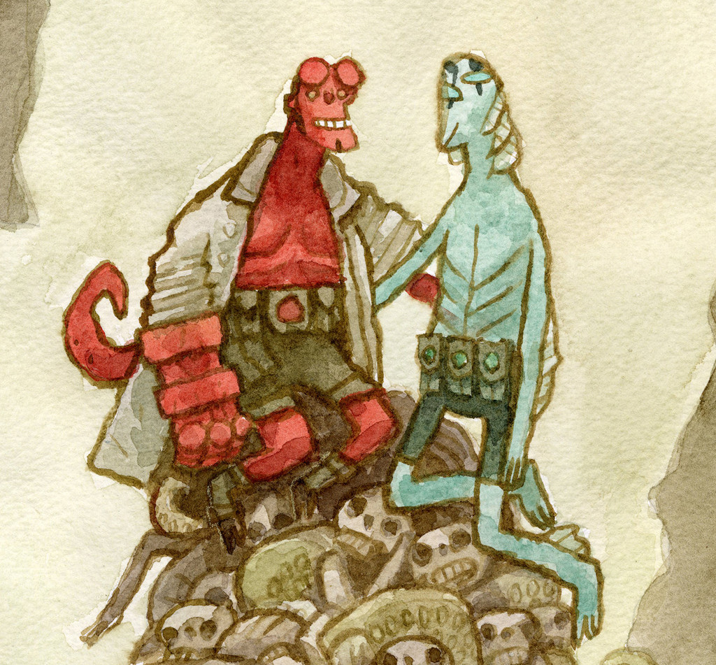 Friends Upon A Mound