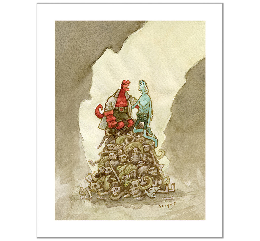 Friends Upon A Mound