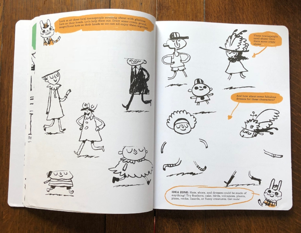 ADVENTURES IN DRAWING: A Guided Sketchbook!