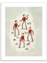 Scattered Parts Print