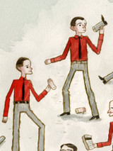 Scattered Parts Print