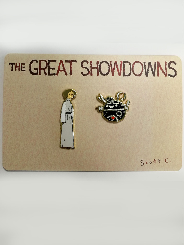 Great Showdowns Pin Set #1 - Princess and Roundy