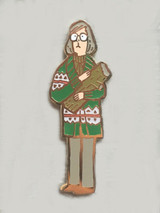 Log Lady Enamel Pin
