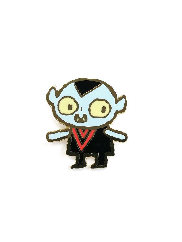 Vampy enamel pin