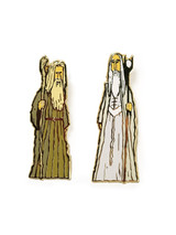 Great Showdowns Pin Set: The White and The Gray