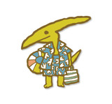 Beach Shirt Dino Enamel Pin