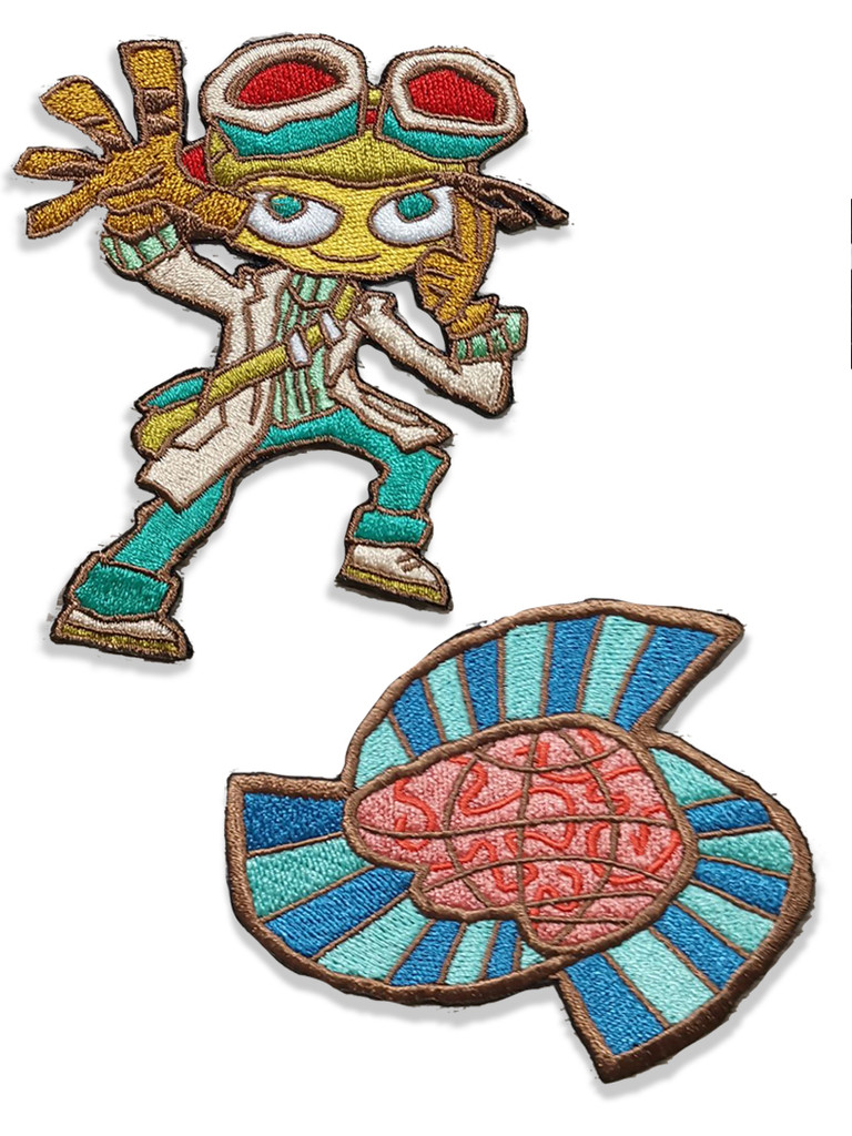 Psychonauts Raz And The Emblem Patch Set