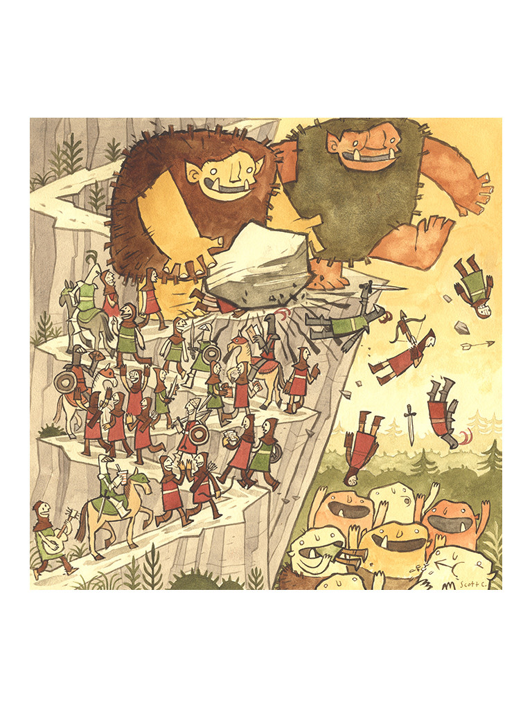 Cliff Ogres 1,000 Piece Puzzle