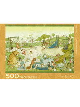Dogs Enjoying Park 500 Piece Puzzle