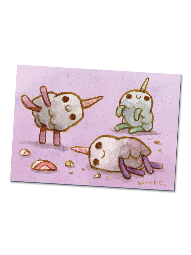 Unicorn Excercises 24 piece puzzle