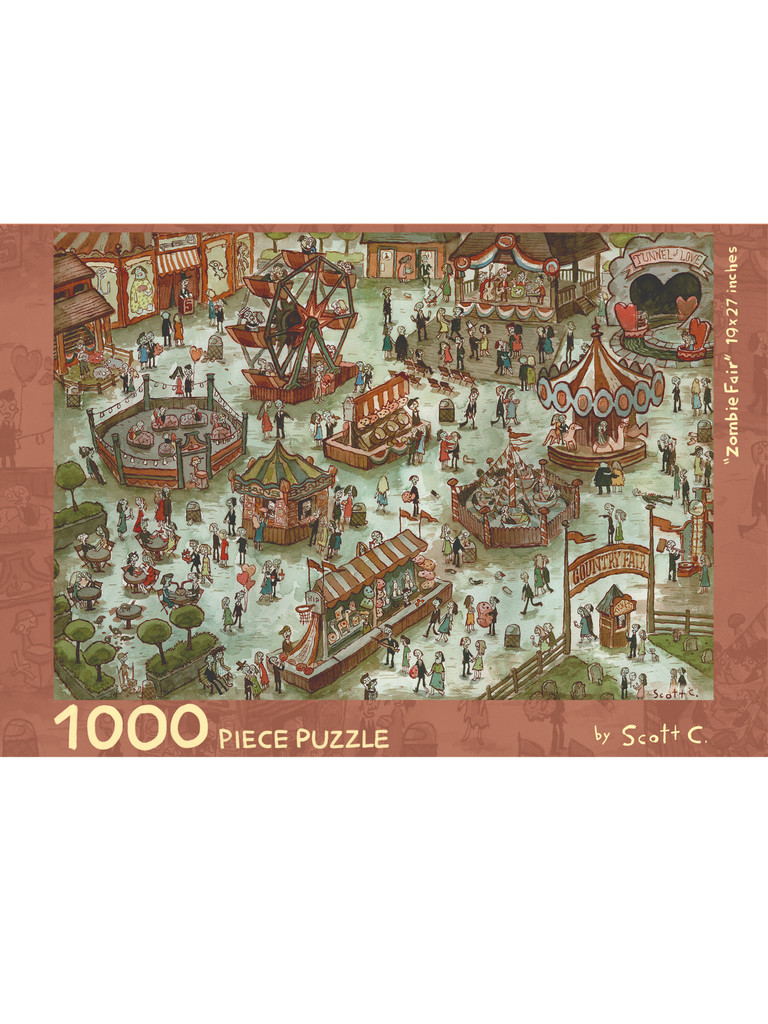 Zombie Fair 1,000 Piece Puzzle