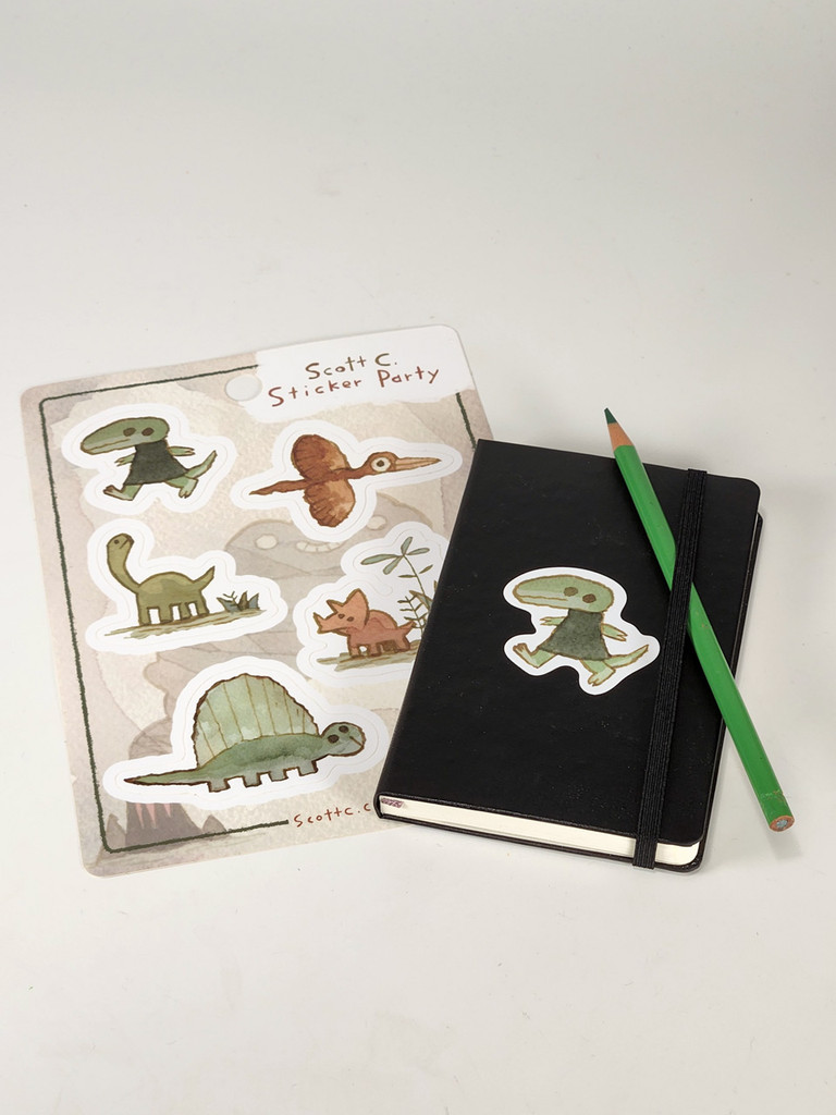 Dinosaurs Sticker Sheet
