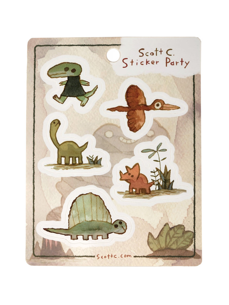Dinosaurs Sticker Sheet