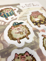 Hedgehog Sticker Sheet