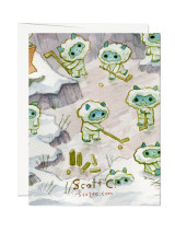 Campfire Stories Greeting Card