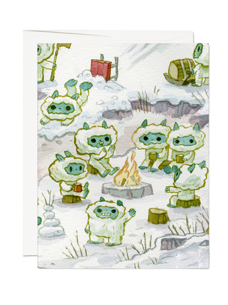 Campfire Stories Greeting Card