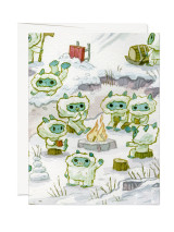 Campfire Stories Greeting Card