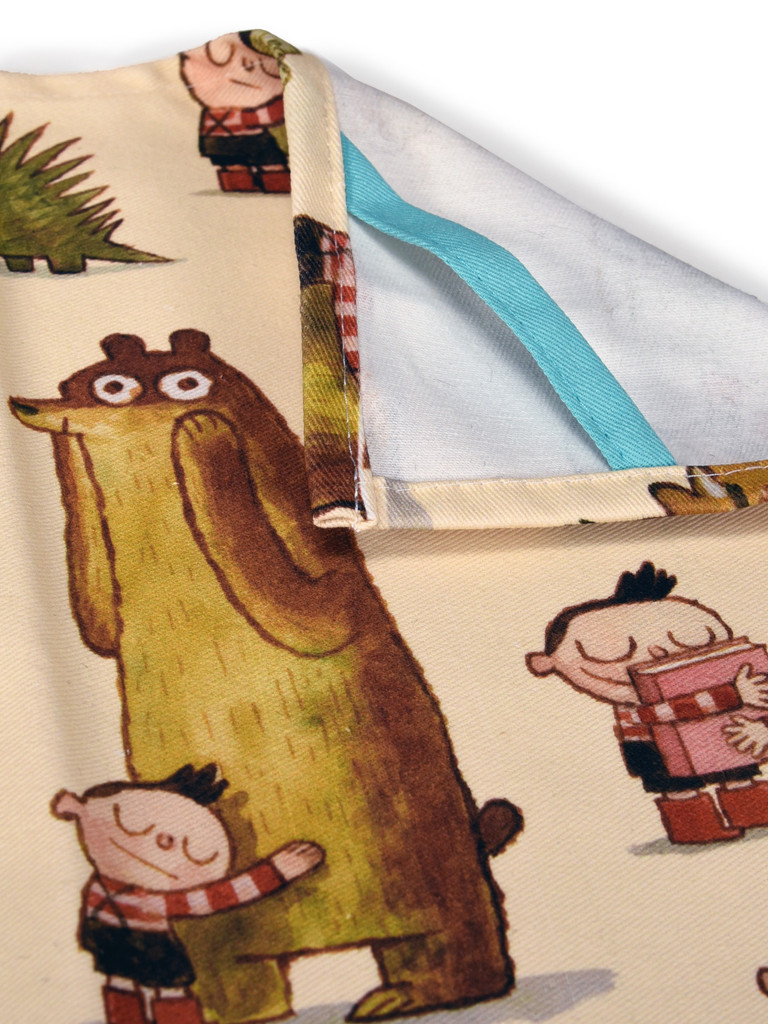 Hug Machine Hug Party Tea Towel