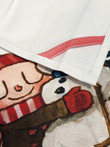 Snowman Hug  Tea Towel
