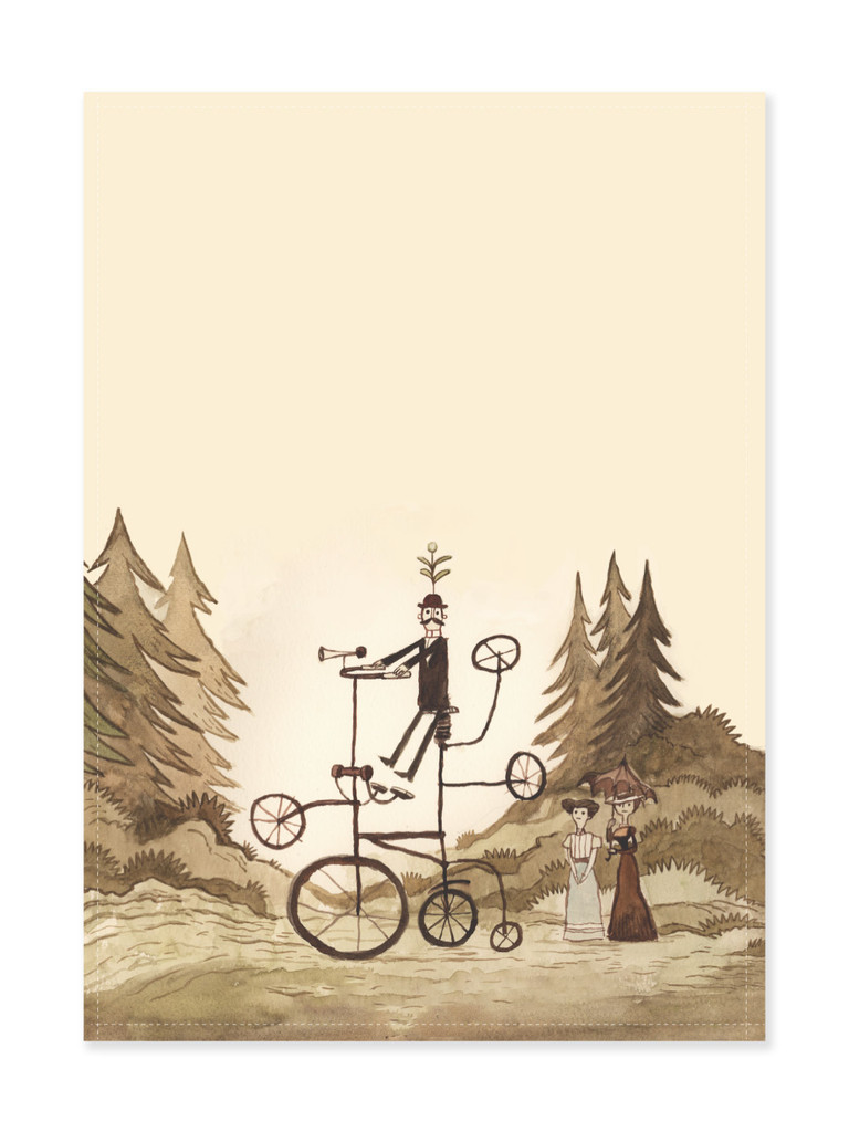 All Terrain Bicycle Tea Towel