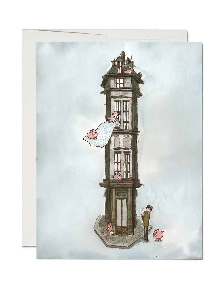 Followed Me Home Greeting Card