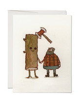 Friends Of Log Greeting Card