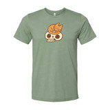 Cat and Skull Adult Tee Shirt
