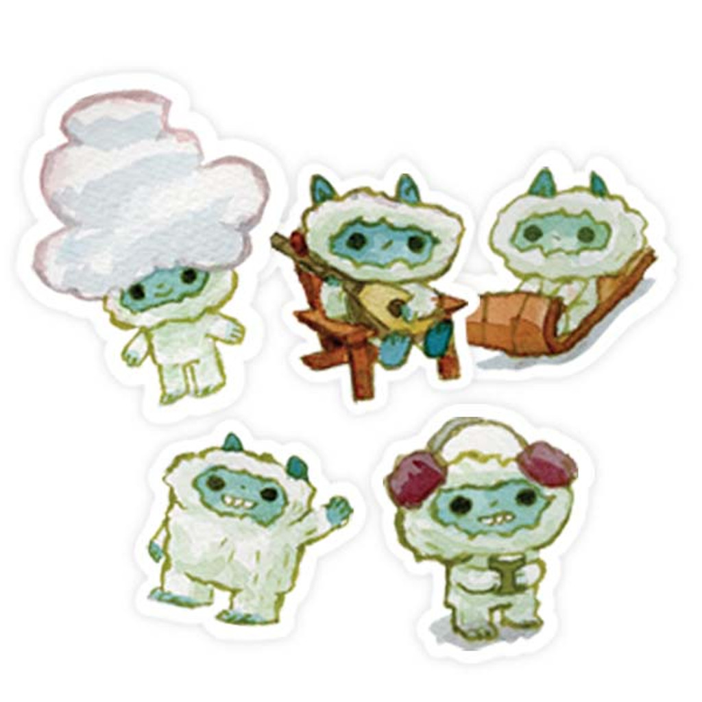 Snow Creature Sticker Sheet