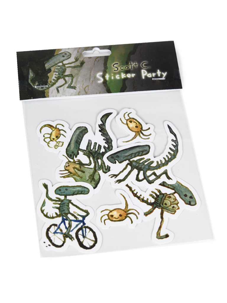 Life On Planet Alien Sticker Pack