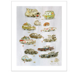 Driving Machines Enjoying Pizza