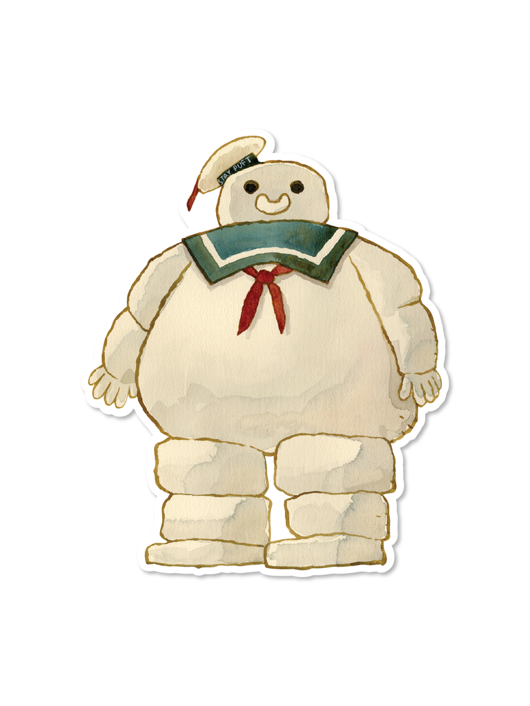 Great Big Puffy Man Individual 4 Inch Sticker
